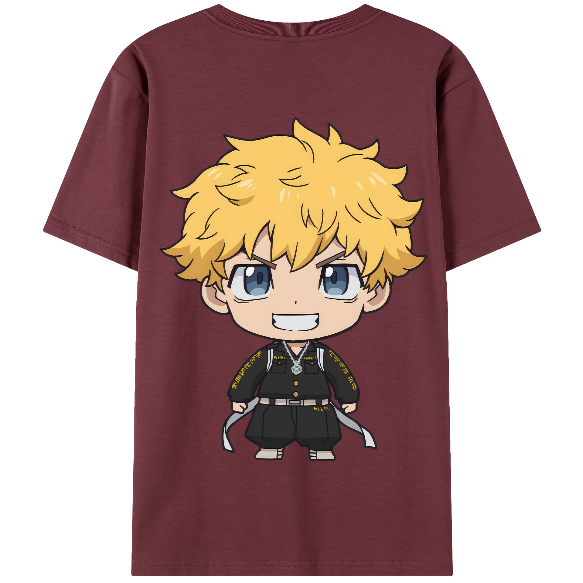 （画像用） 東京リベンジャーズ Tokyo Revengers 綿100％半袖Tシャツ（背面プリント）